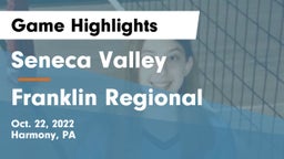 Seneca Valley  vs Franklin Regional  Game Highlights - Oct. 22, 2022