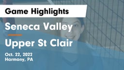 Seneca Valley  vs Upper St Clair Game Highlights - Oct. 22, 2022