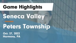 Seneca Valley  vs Peters Township  Game Highlights - Oct. 27, 2022