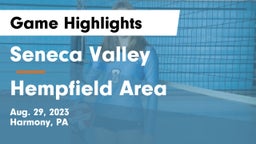 Seneca Valley  vs Hempfield Area  Game Highlights - Aug. 29, 2023
