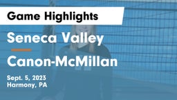 Seneca Valley  vs Canon-McMillan  Game Highlights - Sept. 5, 2023