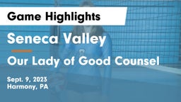 Seneca Valley  vs Our Lady of Good Counsel  Game Highlights - Sept. 9, 2023