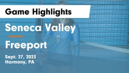 Seneca Valley  vs Freeport Game Highlights - Sept. 27, 2023