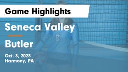 Seneca Valley  vs Butler  Game Highlights - Oct. 3, 2023