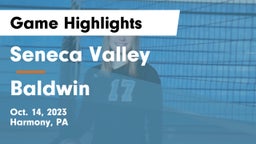 Seneca Valley  vs Baldwin  Game Highlights - Oct. 14, 2023