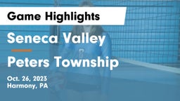 Seneca Valley  vs Peters Township  Game Highlights - Oct. 26, 2023