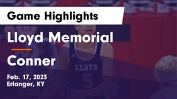 Lloyd Memorial  vs Conner  Game Highlights - Feb. 17, 2023