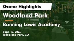 Woodland Park  vs Banning Lewis Academy  Game Highlights - Sept. 19, 2023