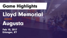 Lloyd Memorial  vs Augusta  Game Highlights - Feb 10, 2017