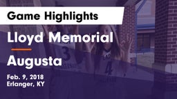 Lloyd Memorial  vs Augusta Game Highlights - Feb. 9, 2018