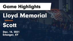 Lloyd Memorial  vs Scott  Game Highlights - Dec. 14, 2021