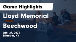 Lloyd Memorial  vs Beechwood  Game Highlights - Jan. 27, 2023