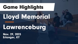 Lloyd Memorial  vs Lawrenceburg  Game Highlights - Nov. 29, 2023