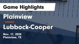 Plainview  vs Lubbock-Cooper  Game Highlights - Nov. 17, 2020