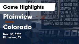 Plainview  vs Colorado  Game Highlights - Nov. 30, 2023