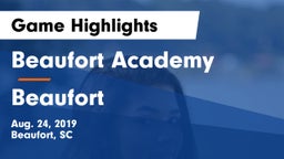 Beaufort Academy vs Beaufort  Game Highlights - Aug. 24, 2019