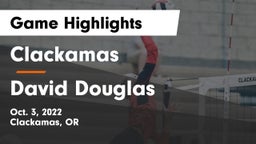 Clackamas  vs David Douglas  Game Highlights - Oct. 3, 2022