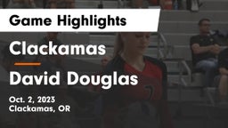 Clackamas  vs David Douglas  Game Highlights - Oct. 2, 2023