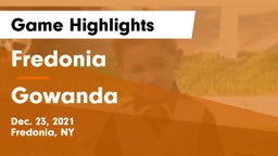 Fredonia  vs Gowanda  Game Highlights - Dec. 23, 2021