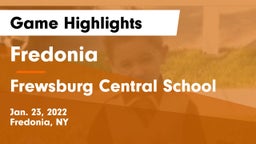 Fredonia  vs Frewsburg Central School Game Highlights - Jan. 23, 2022