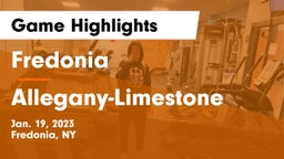 Fredonia  vs Allegany-Limestone  Game Highlights - Jan. 19, 2023