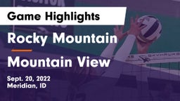 Rocky Mountain  vs Mountain View  Game Highlights - Sept. 20, 2022