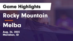 Rocky Mountain  vs Melba  Game Highlights - Aug. 26, 2023