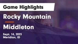 Rocky Mountain  vs Middleton  Game Highlights - Sept. 14, 2023