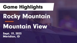 Rocky Mountain  vs Mountain View  Game Highlights - Sept. 19, 2023