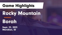 Rocky Mountain  vs Borah  Game Highlights - Sept. 22, 2023