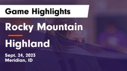 Rocky Mountain  vs Highland  Game Highlights - Sept. 24, 2023