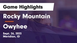 Rocky Mountain  vs Owyhee  Game Highlights - Sept. 26, 2023