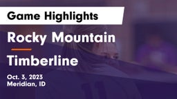 Rocky Mountain  vs Timberline  Game Highlights - Oct. 3, 2023