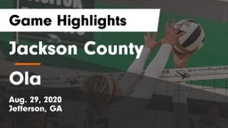 Jackson County  vs Ola Game Highlights - Aug. 29, 2020