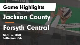Jackson County  vs Forsyth Central  Game Highlights - Sept. 3, 2020