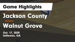 Jackson County  vs Walnut Grove  Game Highlights - Oct. 17, 2020