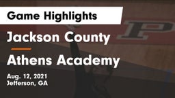 Jackson County  vs Athens Academy Game Highlights - Aug. 12, 2021