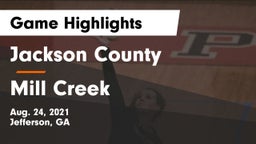 Jackson County  vs Mill Creek  Game Highlights - Aug. 24, 2021