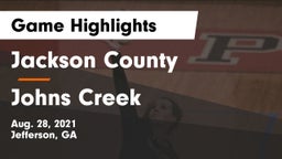 Jackson County  vs Johns Creek  Game Highlights - Aug. 28, 2021