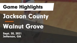 Jackson County  vs Walnut Grove  Game Highlights - Sept. 30, 2021