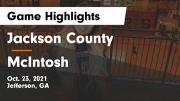 Jackson County  vs McIntosh  Game Highlights - Oct. 23, 2021