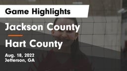 Jackson County  vs Hart County  Game Highlights - Aug. 18, 2022