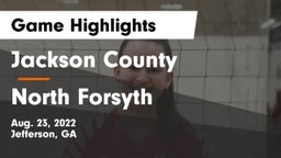 Jackson County  vs North Forsyth  Game Highlights - Aug. 23, 2022