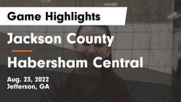 Jackson County  vs Habersham Central Game Highlights - Aug. 23, 2022