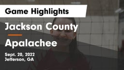 Jackson County  vs Apalachee  Game Highlights - Sept. 20, 2022