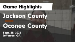 Jackson County  vs Oconee County  Game Highlights - Sept. 29, 2022