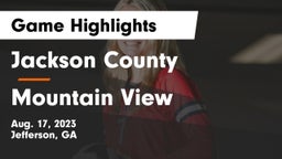 Jackson County  vs Mountain View  Game Highlights - Aug. 17, 2023