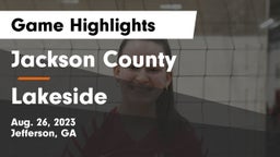 Jackson County  vs Lakeside  Game Highlights - Aug. 26, 2023