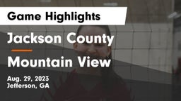 Jackson County  vs Mountain View  Game Highlights - Aug. 29, 2023