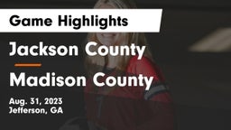 Jackson County  vs Madison County  Game Highlights - Aug. 31, 2023